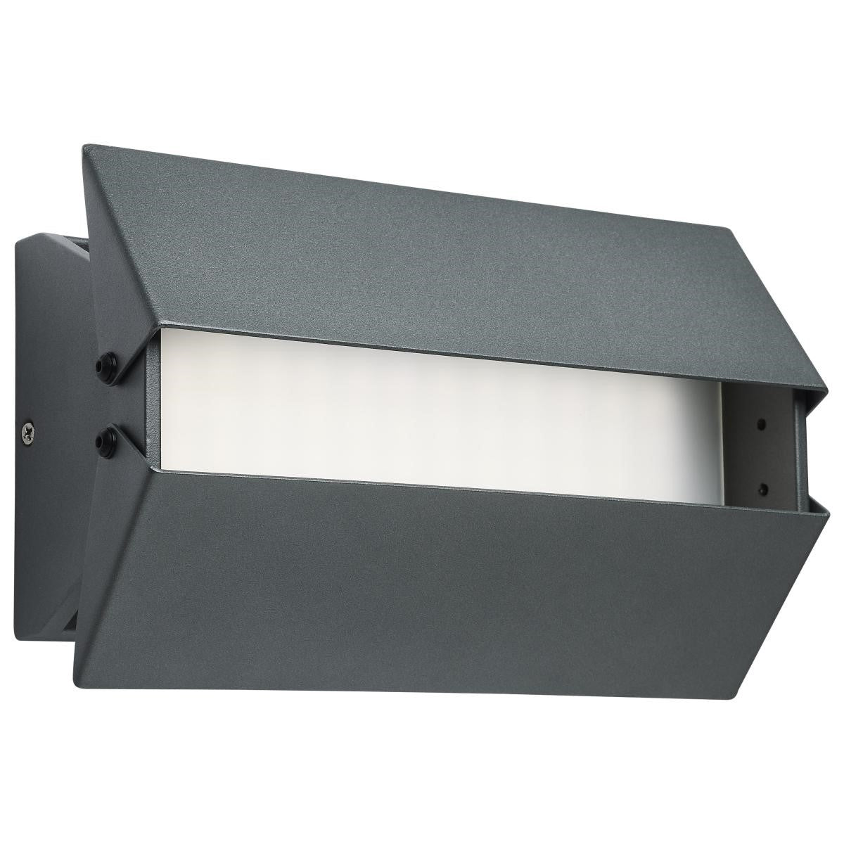 Peak 9" LED Wall Sconce, Selectable CCT, Matte Gray Finish - Bees Lighting