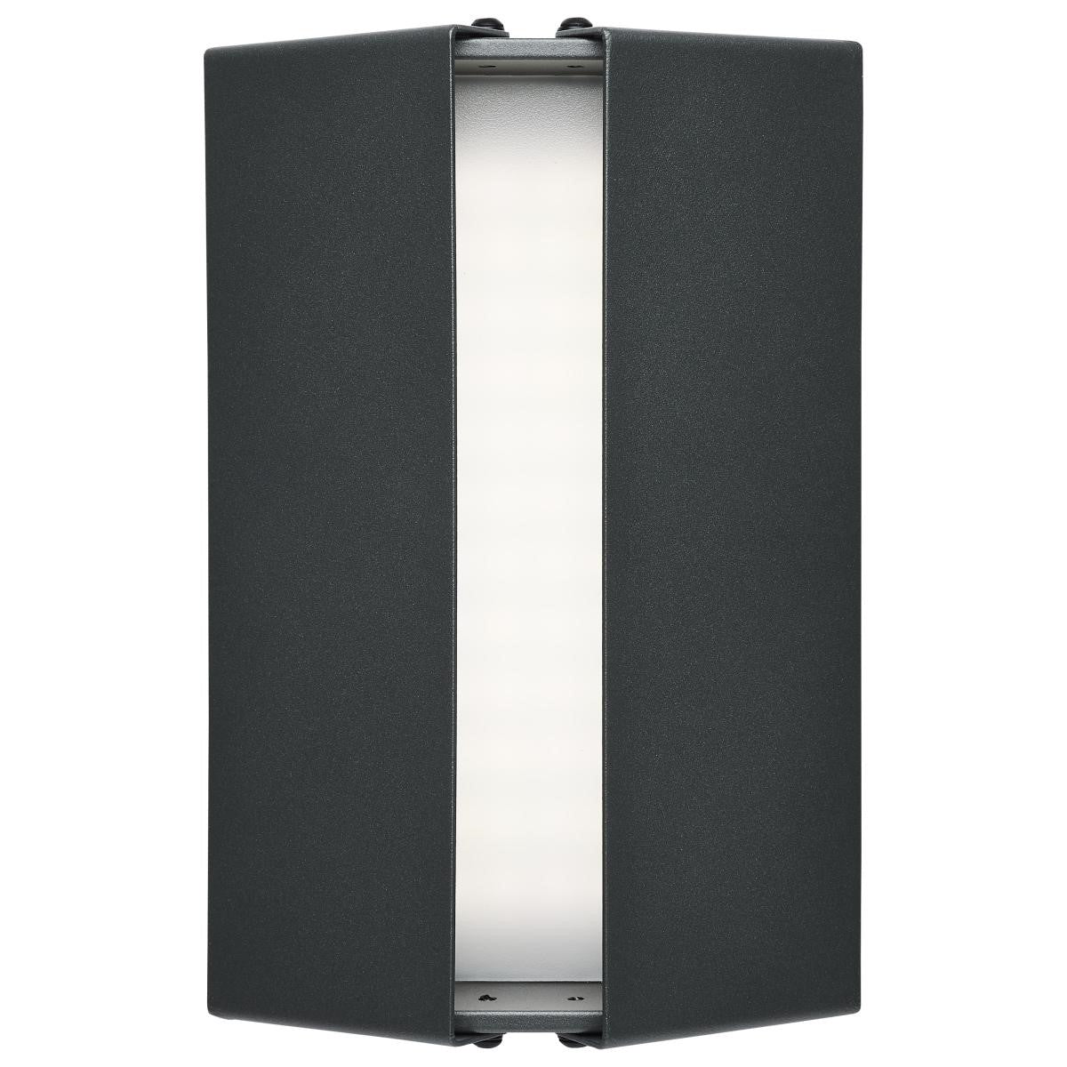 Peak 9" LED Wall Sconce, Selectable CCT, Matte Gray Finish - Bees Lighting