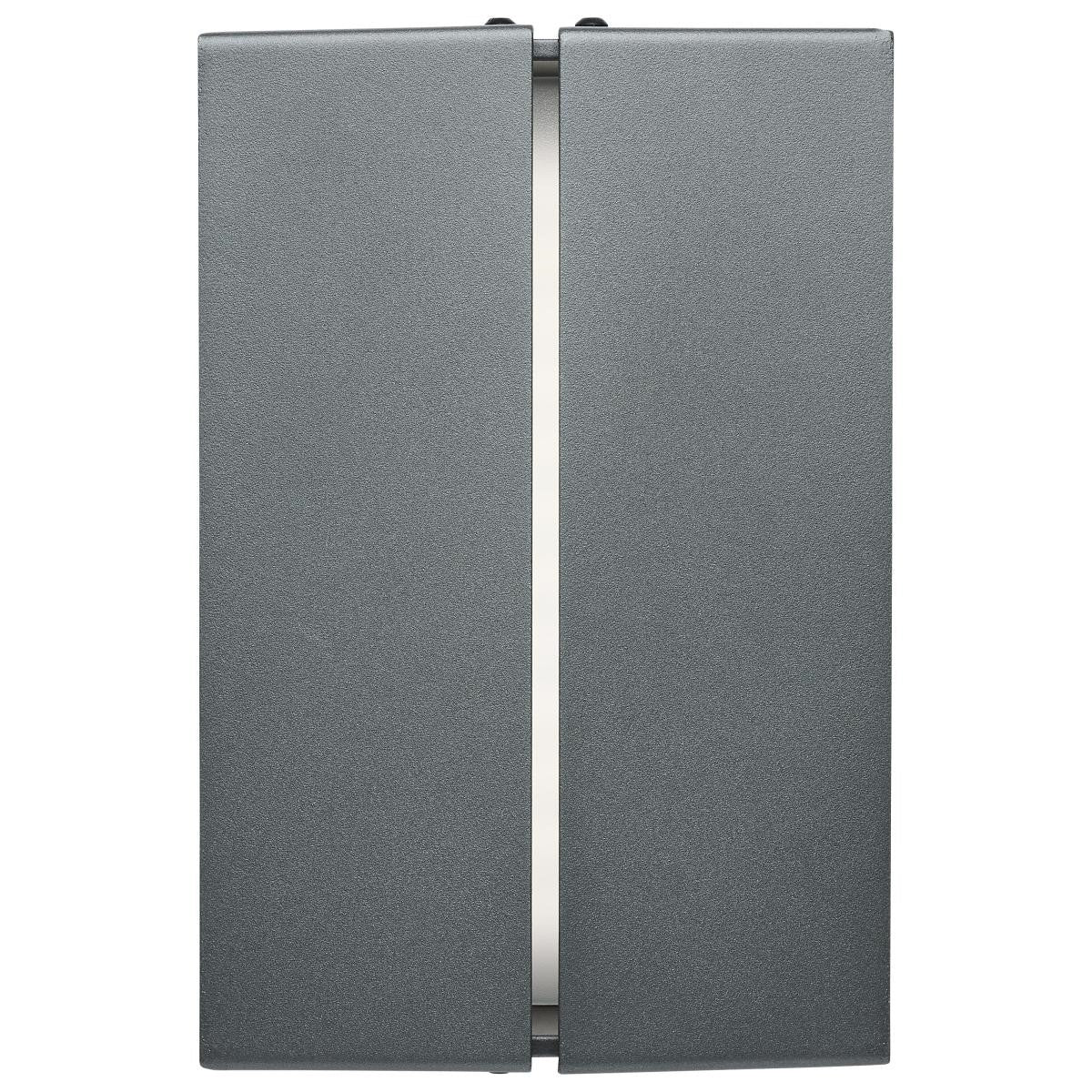 Peak 9" LED Wall Sconce, Selectable CCT, Matte Gray Finish - Bees Lighting