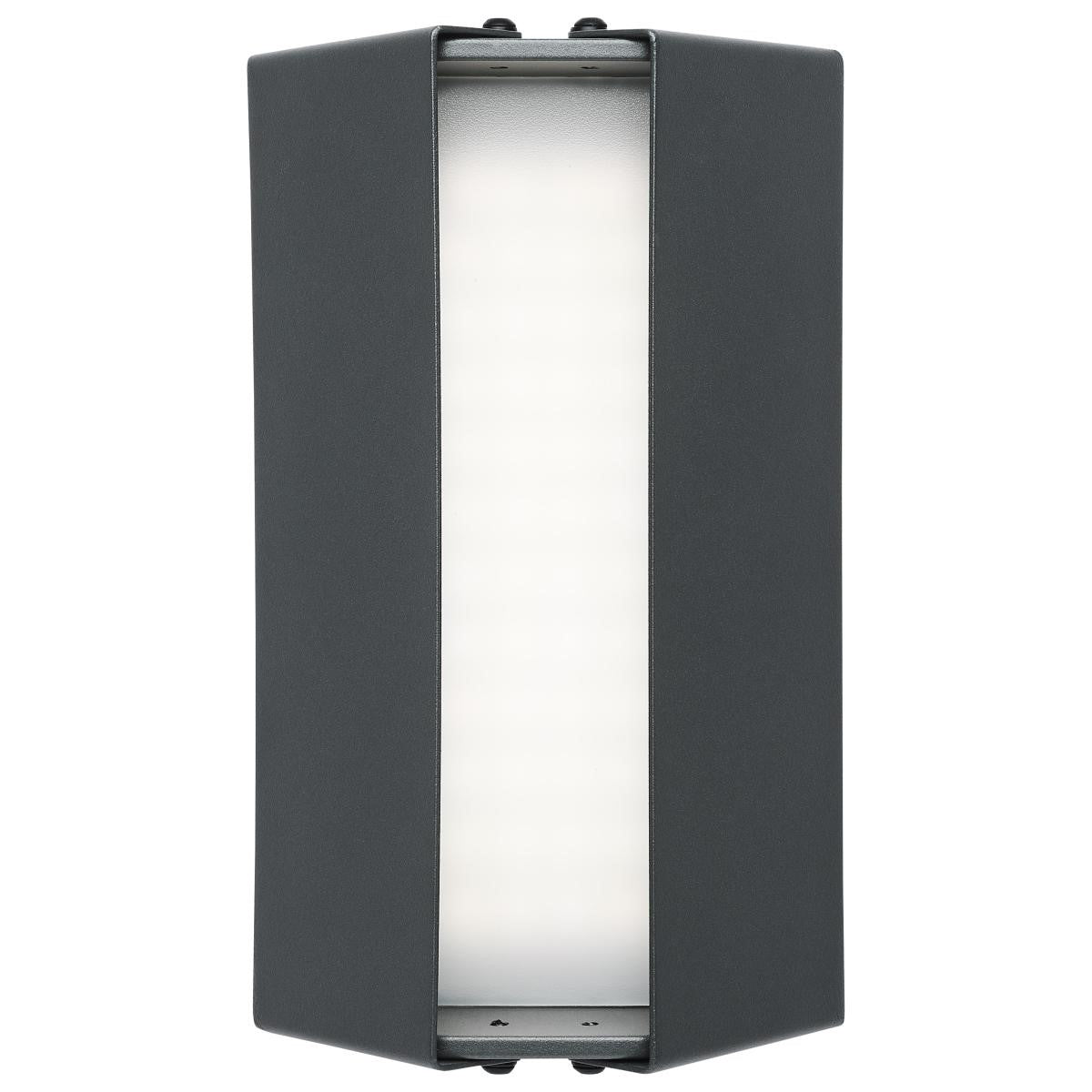 Peak 9" LED Wall Sconce, Selectable CCT, Matte Gray Finish - Bees Lighting