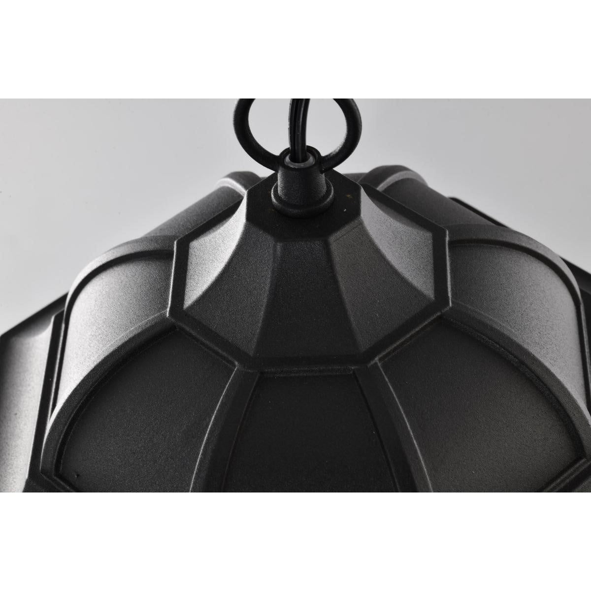 East River Starfish 15" Smart LED Outdoor Hanging Light, RGBTW, Matte Black Finish - Bees Lighting