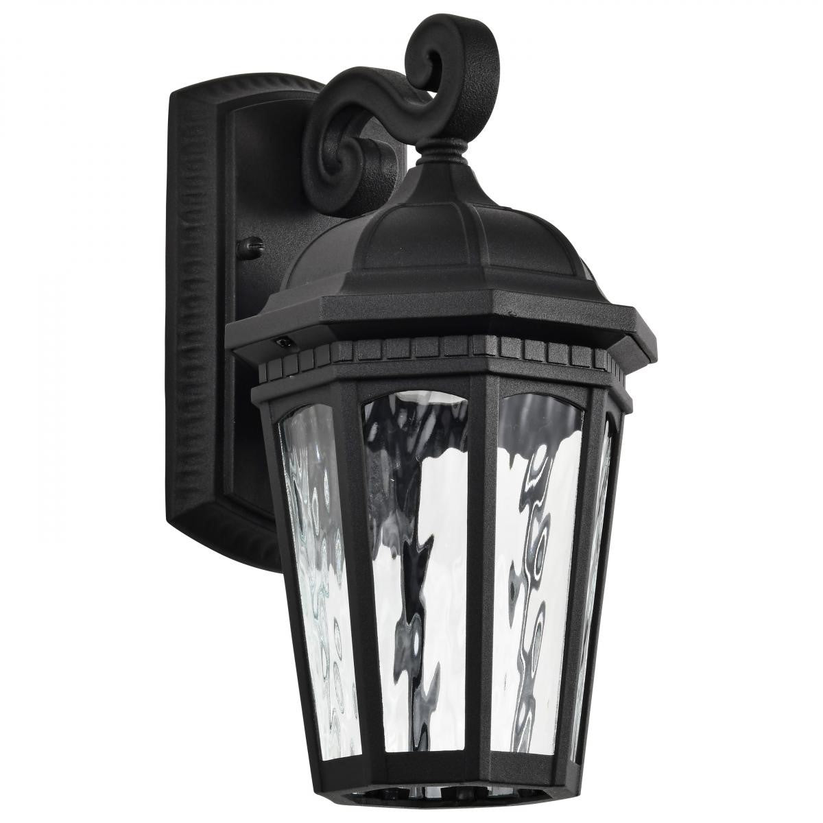 East River Starfish 12" Smart LED Outdoor Wall Light, RGBTW, Matte Black Finish - Bees Lighting