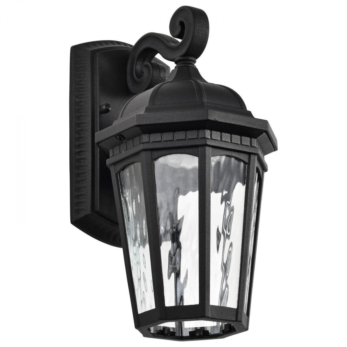 East River Starfish 12" Smart LED Outdoor Wall Light, RGBTW, Matte Black Finish - Bees Lighting