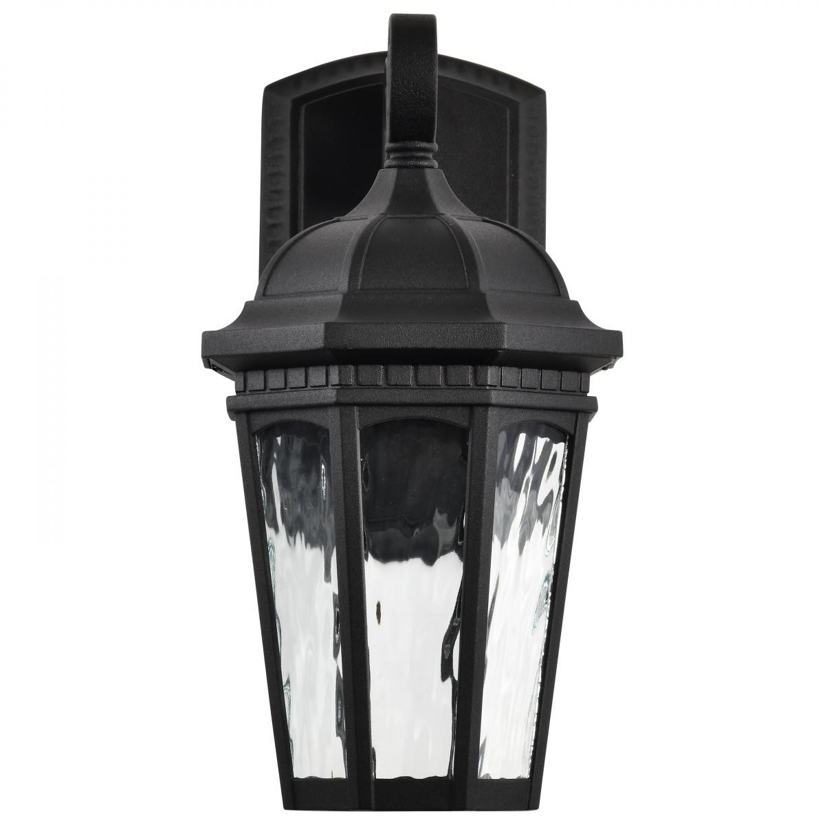 East River Starfish 12" Smart LED Outdoor Wall Light, RGBTW, Matte Black Finish - Bees Lighting