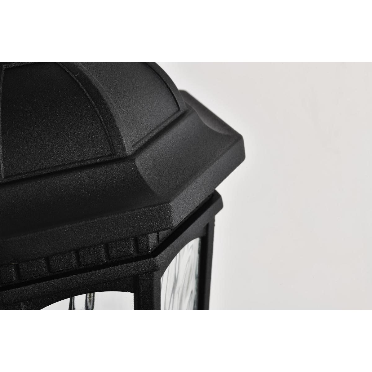 East River Starfish 12" Smart LED Outdoor Wall Light, RGBTW, Matte Black Finish - Bees Lighting