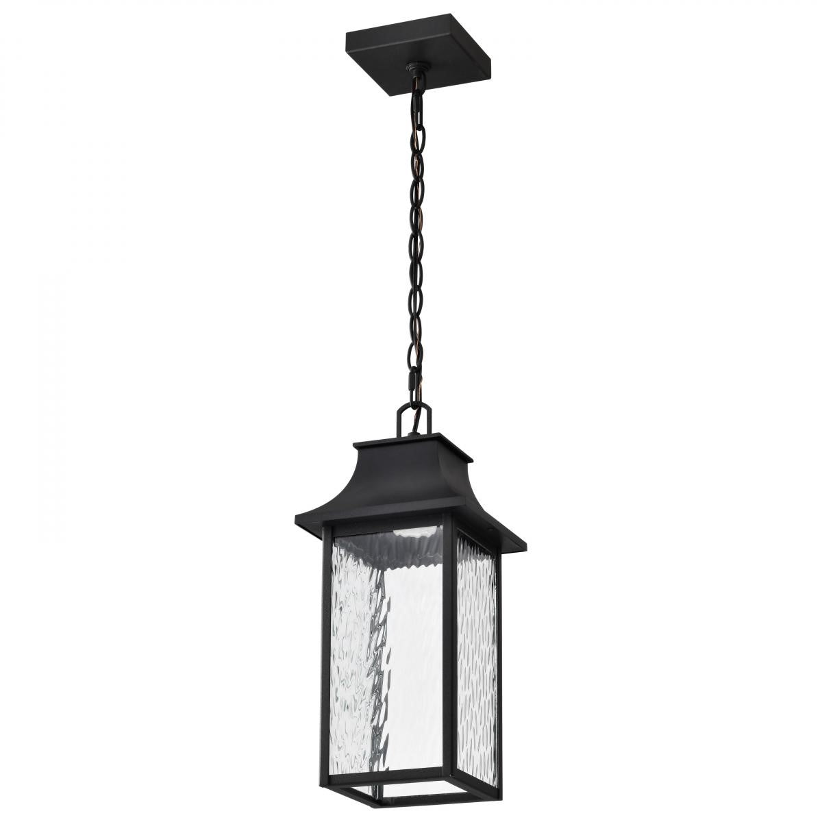 Austen Starfish 17" Smart LED Outdoor Hanging Light, RGBTW, Matte Black Finish - Bees Lighting