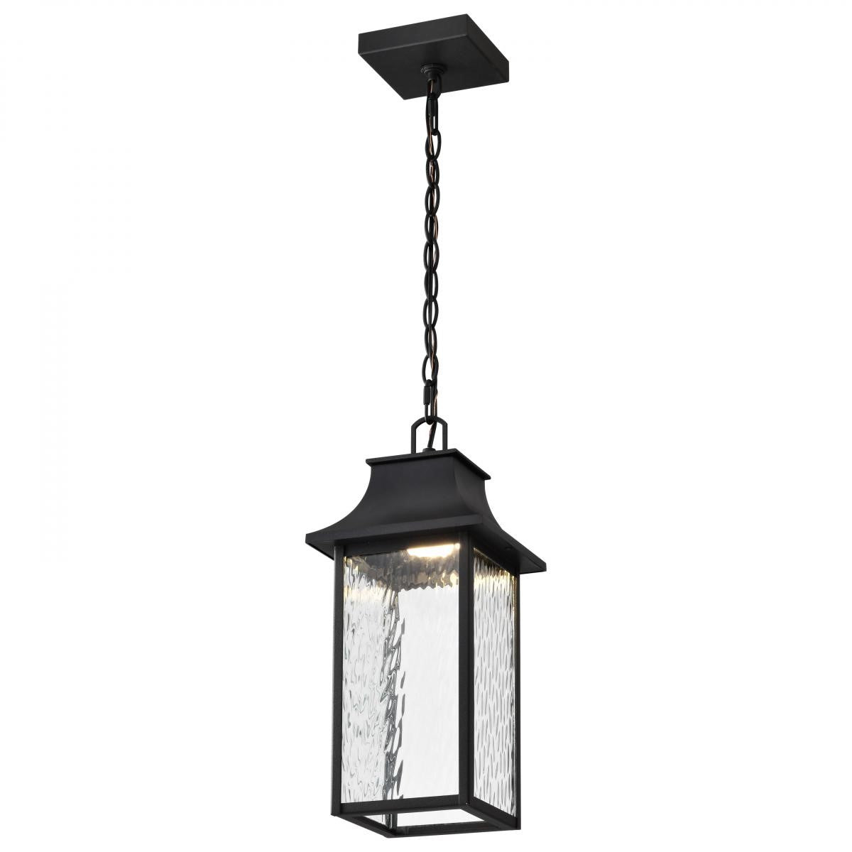 Austen Starfish 17" Smart LED Outdoor Hanging Light, RGBTW, Matte Black Finish - Bees Lighting