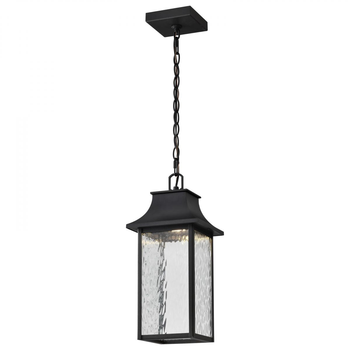 Austen Starfish 17" Smart LED Outdoor Hanging Light, RGBTW, Matte Black Finish - Bees Lighting