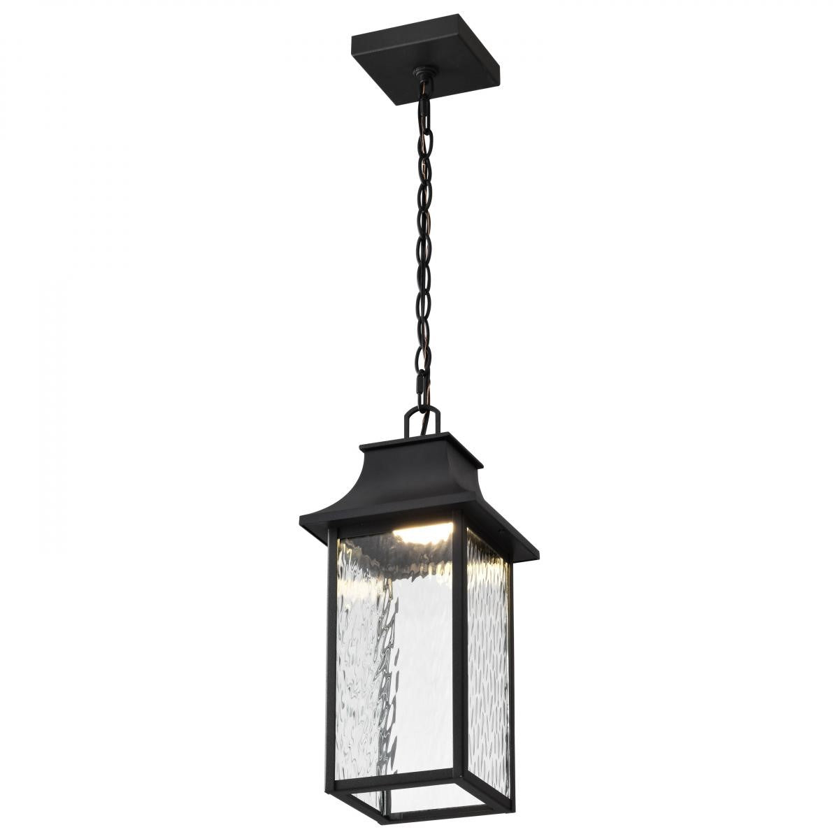 Austen Starfish 17" Smart LED Outdoor Hanging Light, RGBTW, Matte Black Finish - Bees Lighting