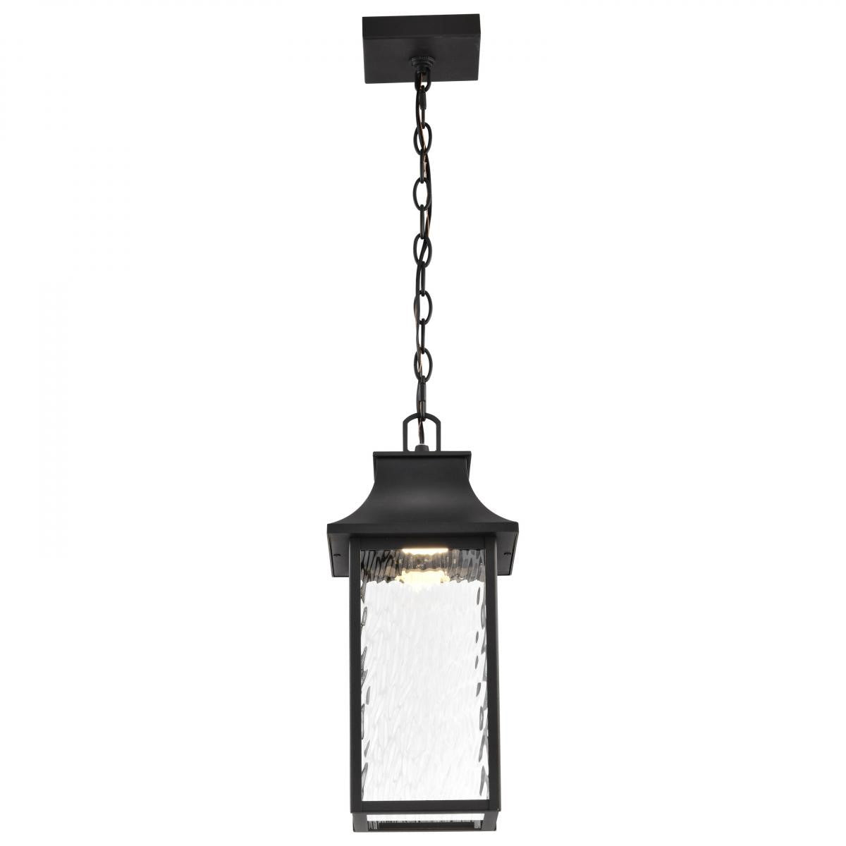 Austen Starfish 17" Smart LED Outdoor Hanging Light, RGBTW, Matte Black Finish - Bees Lighting