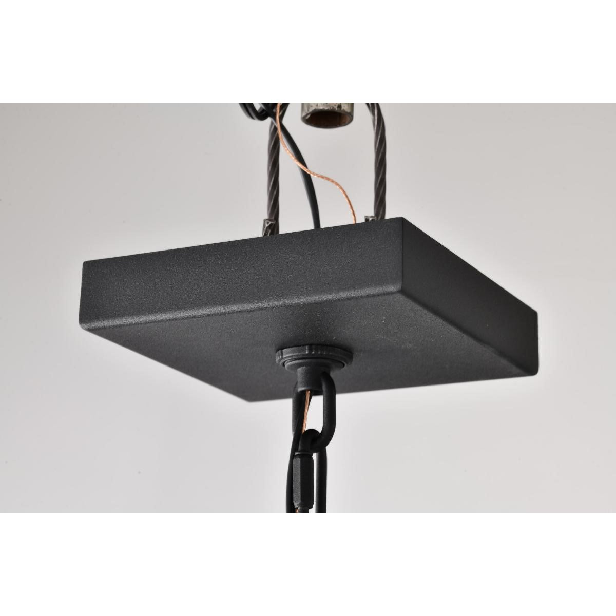 Austen 17" Smart LED Outdoor Hanging Light, RGBTW, Matte Black Finish - Bees Lighting