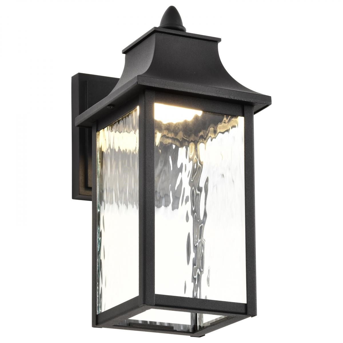 Austen Starfish 13" Smart LED Outdoor Wall Light, RGBTW, Matte Black Finish - Bees Lighting