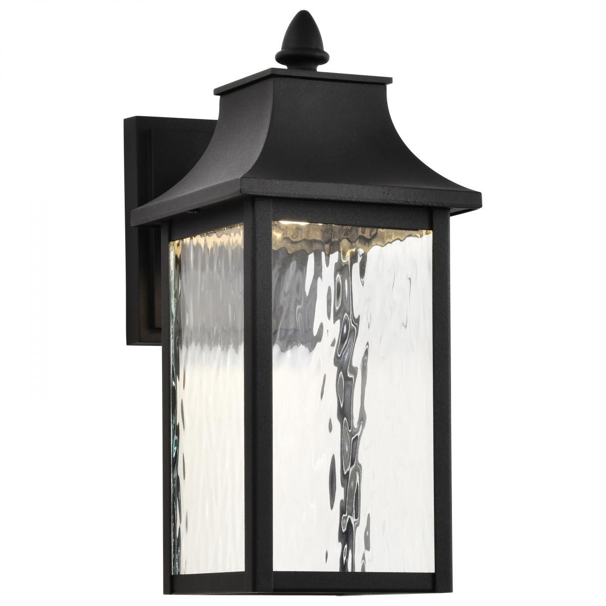 Austen Starfish 13" Smart LED Outdoor Wall Light, RGBTW, Matte Black Finish - Bees Lighting