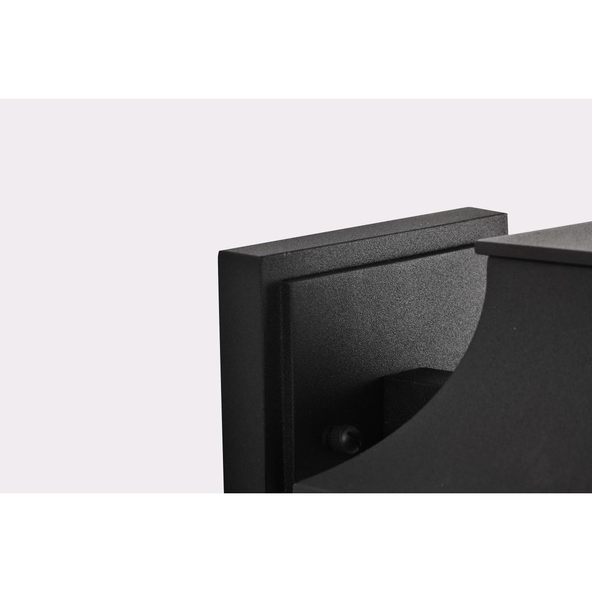 Austen 13" Smart LED Outdoor Wall Light, RGBTW, Matte Black Finish - Bees Lighting