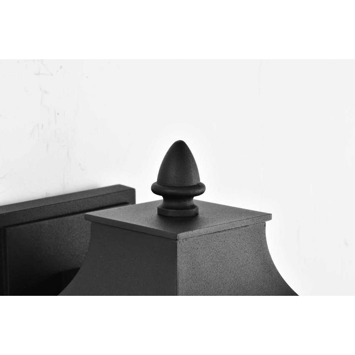 Austen Starfish 13" Smart LED Outdoor Wall Light, RGBTW, Matte Black Finish - Bees Lighting