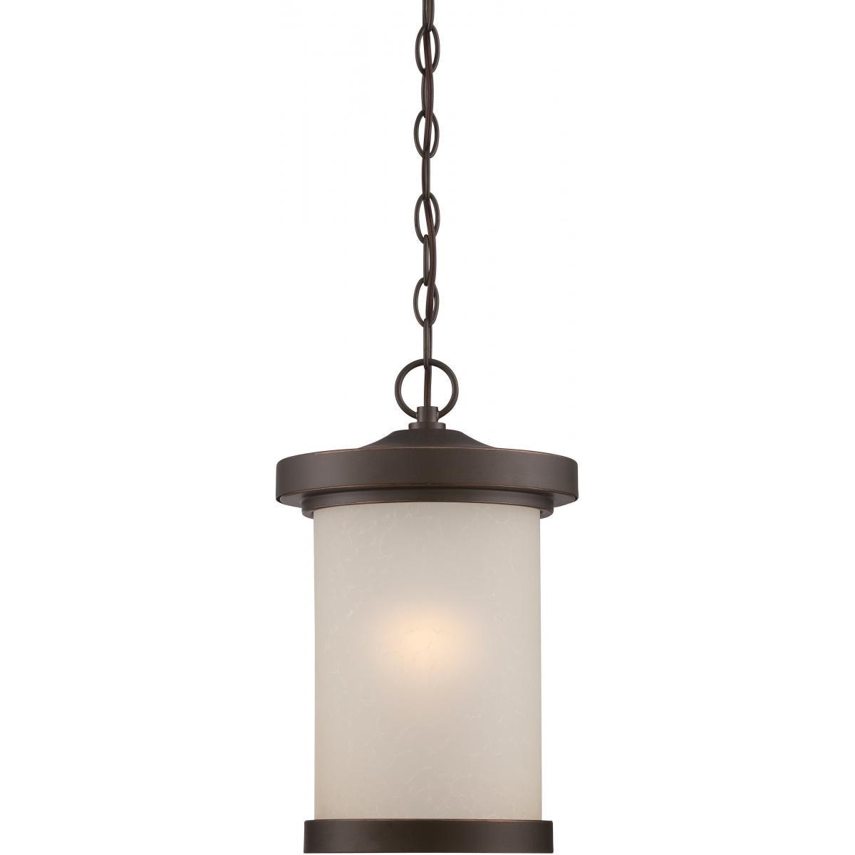 Diego 15 In. LED Outdoor Hanging Lantern Bronze finish