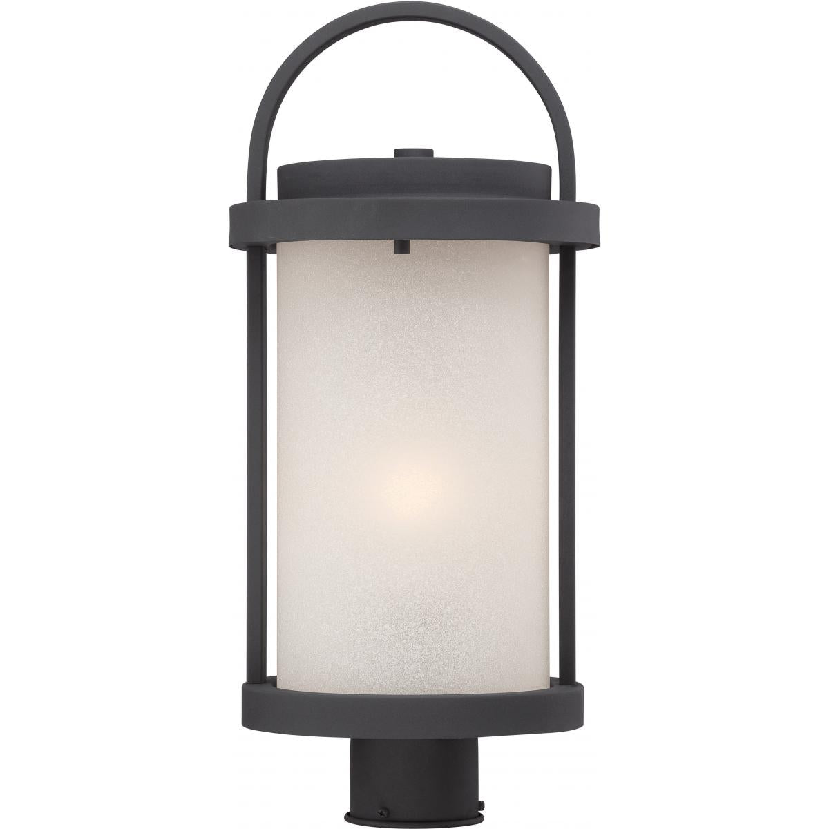 Willis 20 In. LED Lantern Head Black finish - Bees Lighting