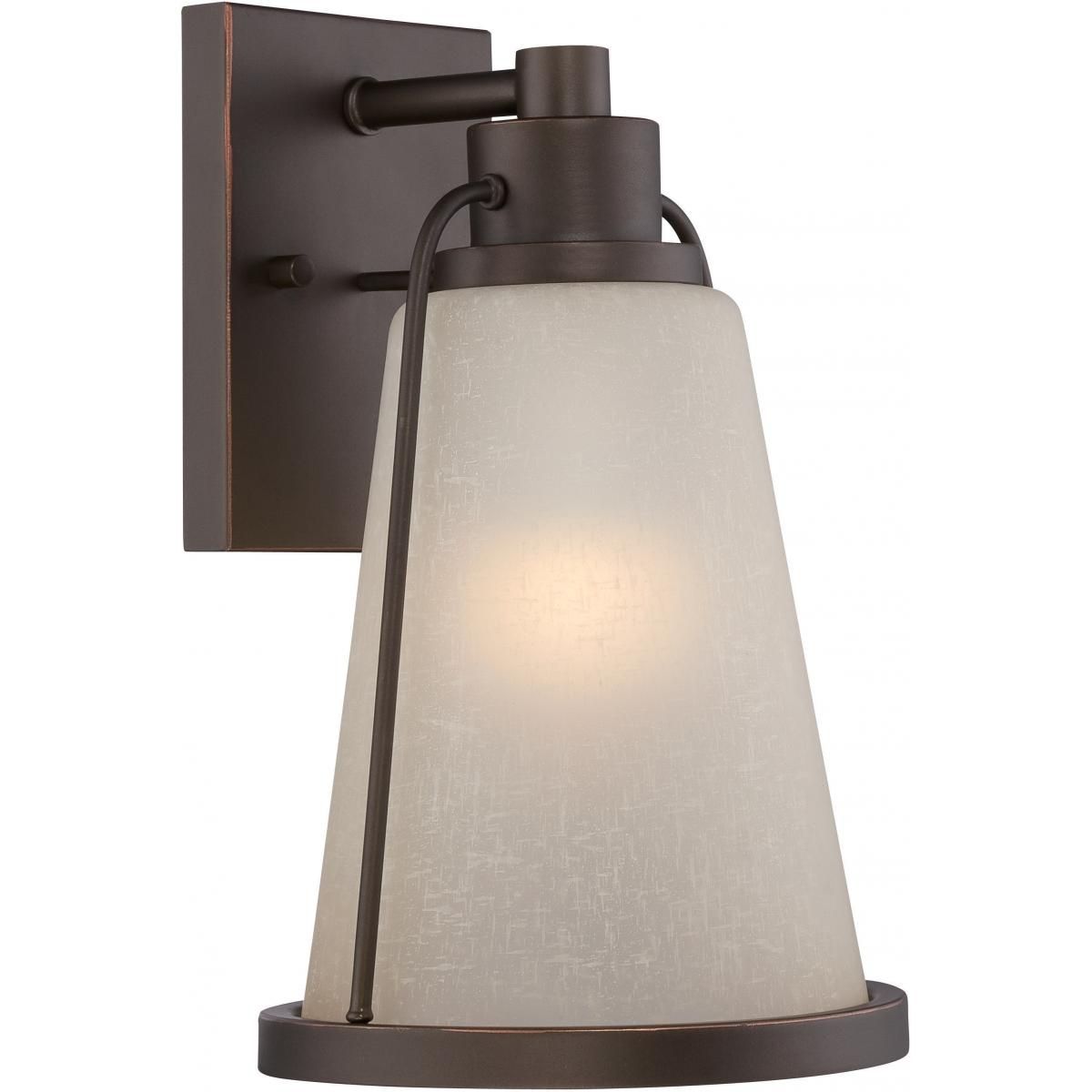 Tolland 13 In. LED Outdoor Armed Sconce Bronze finish - Bees Lighting