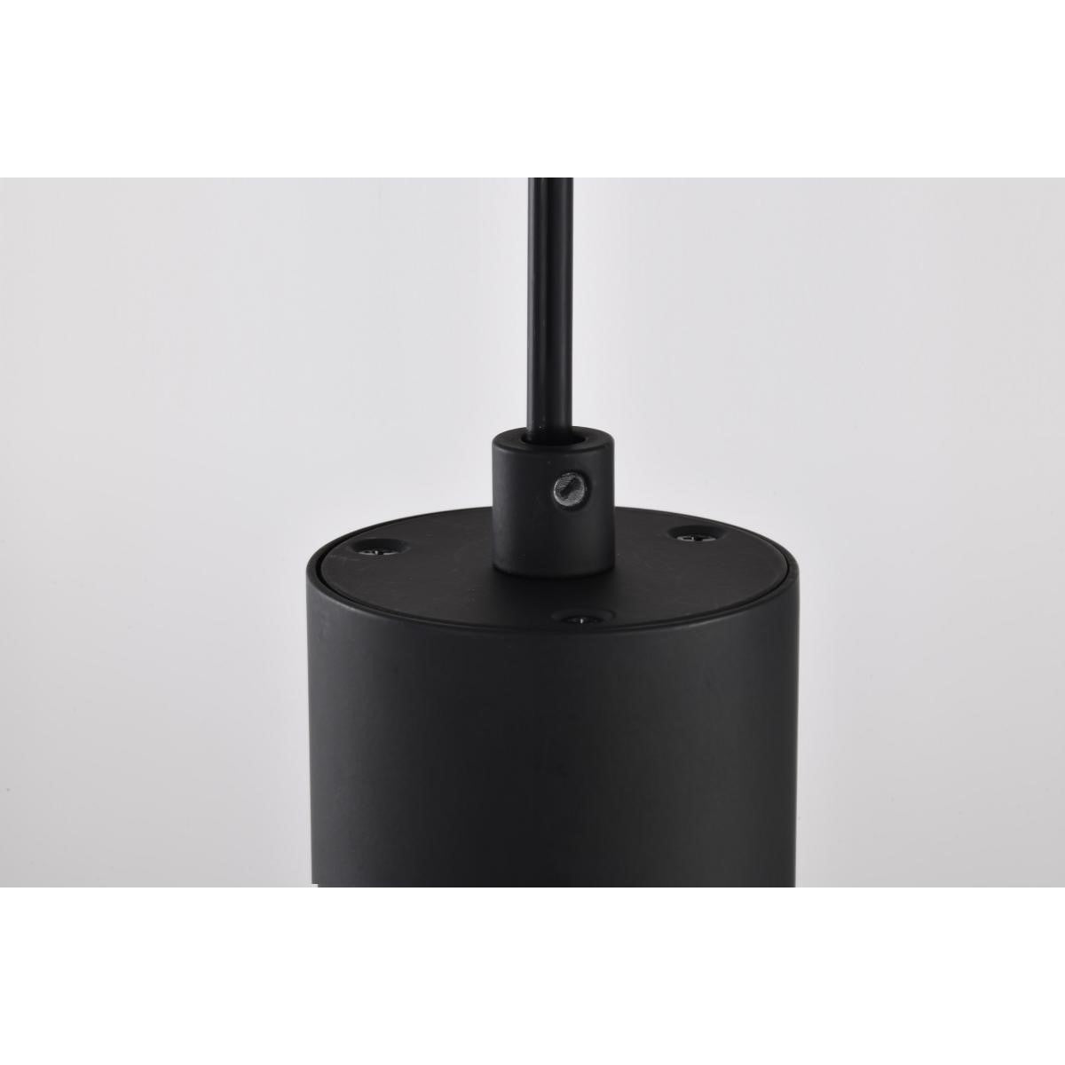 Century 16" LED Pendant Light, Matte Black Finish - Bees Lighting