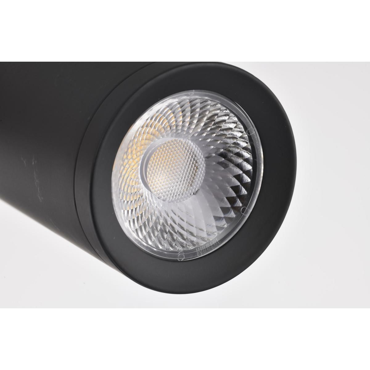 Century 16" LED Pendant Light, Matte Black Finish - Bees Lighting