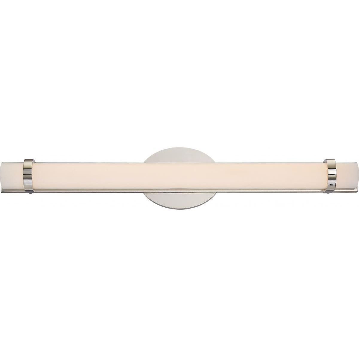 Slice 24 in. LED Vanity Light 2080 Lumens 3000K Nickel Finish - Bees Lighting