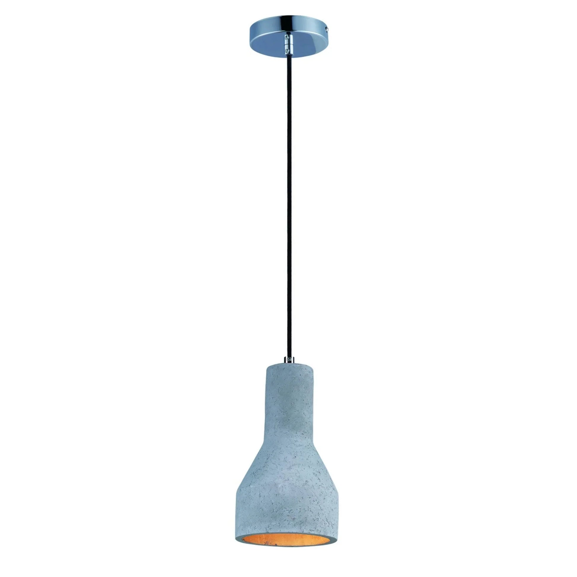 Crete 11" LED Pendant, Polished Chrome Finish - Bees Lighting