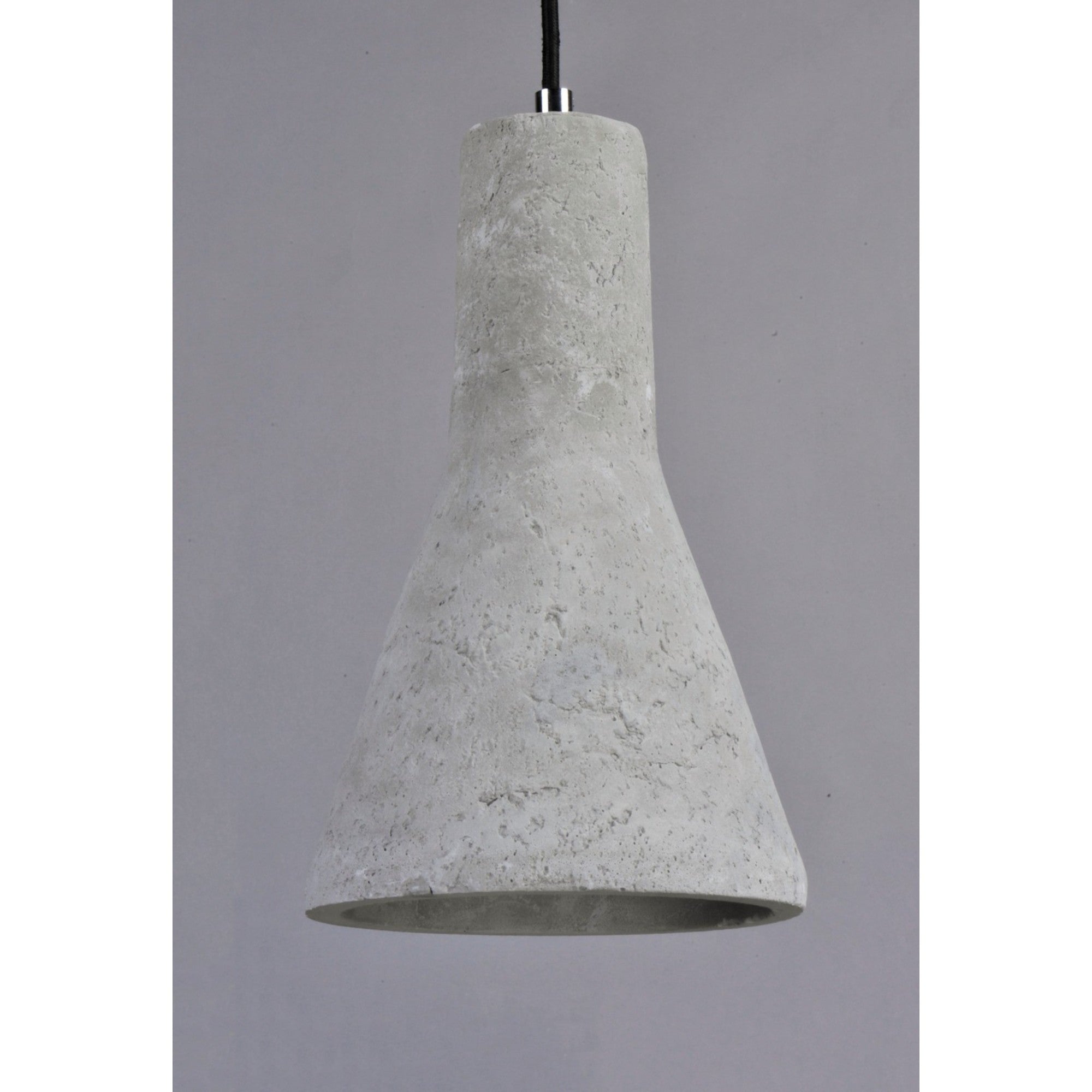 Crete 13" Cone LED Pendant, Polished Chrome Finish