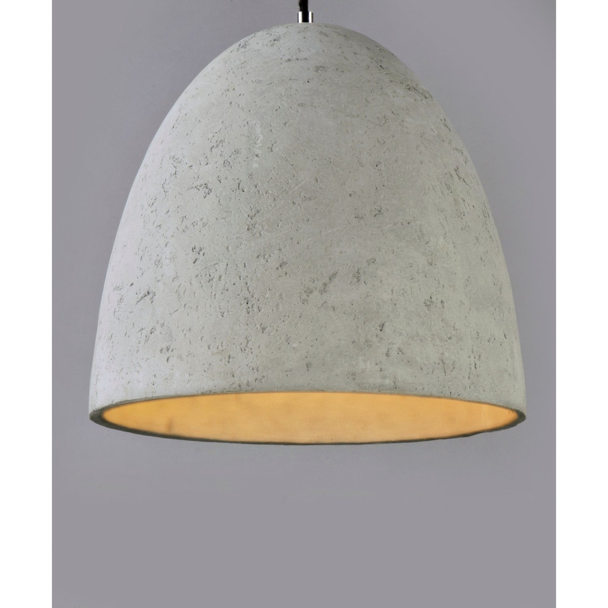 Crete 15" LED Pendant, Polished Chrome Finish - Bees Lighting