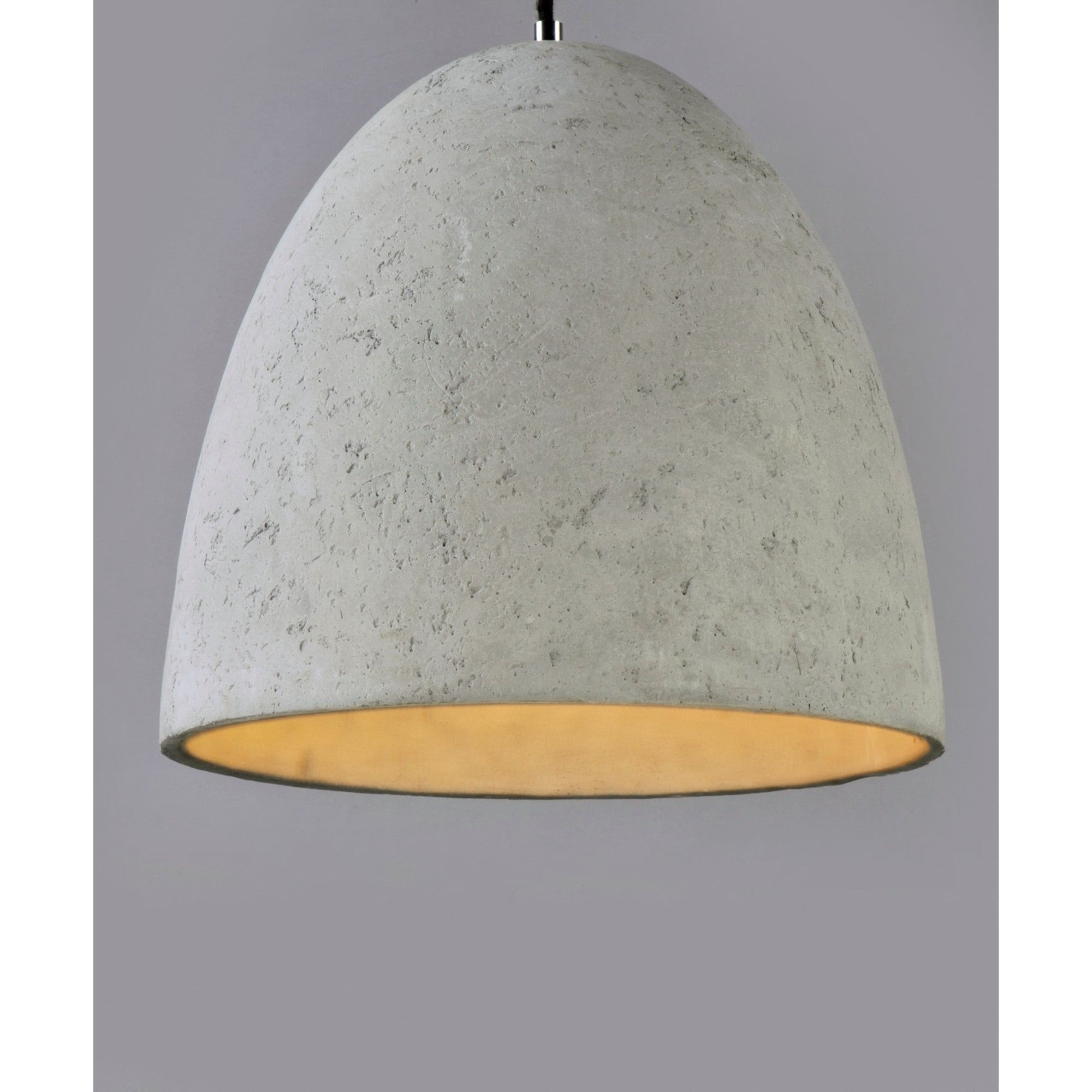 Crete 15" LED Pendant, Polished Chrome Finish - Bees Lighting