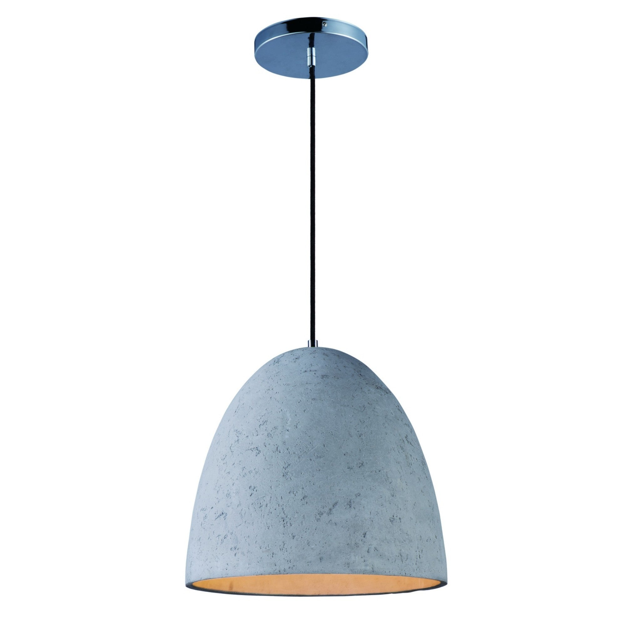 Crete 15" LED Pendant, Polished Chrome Finish
