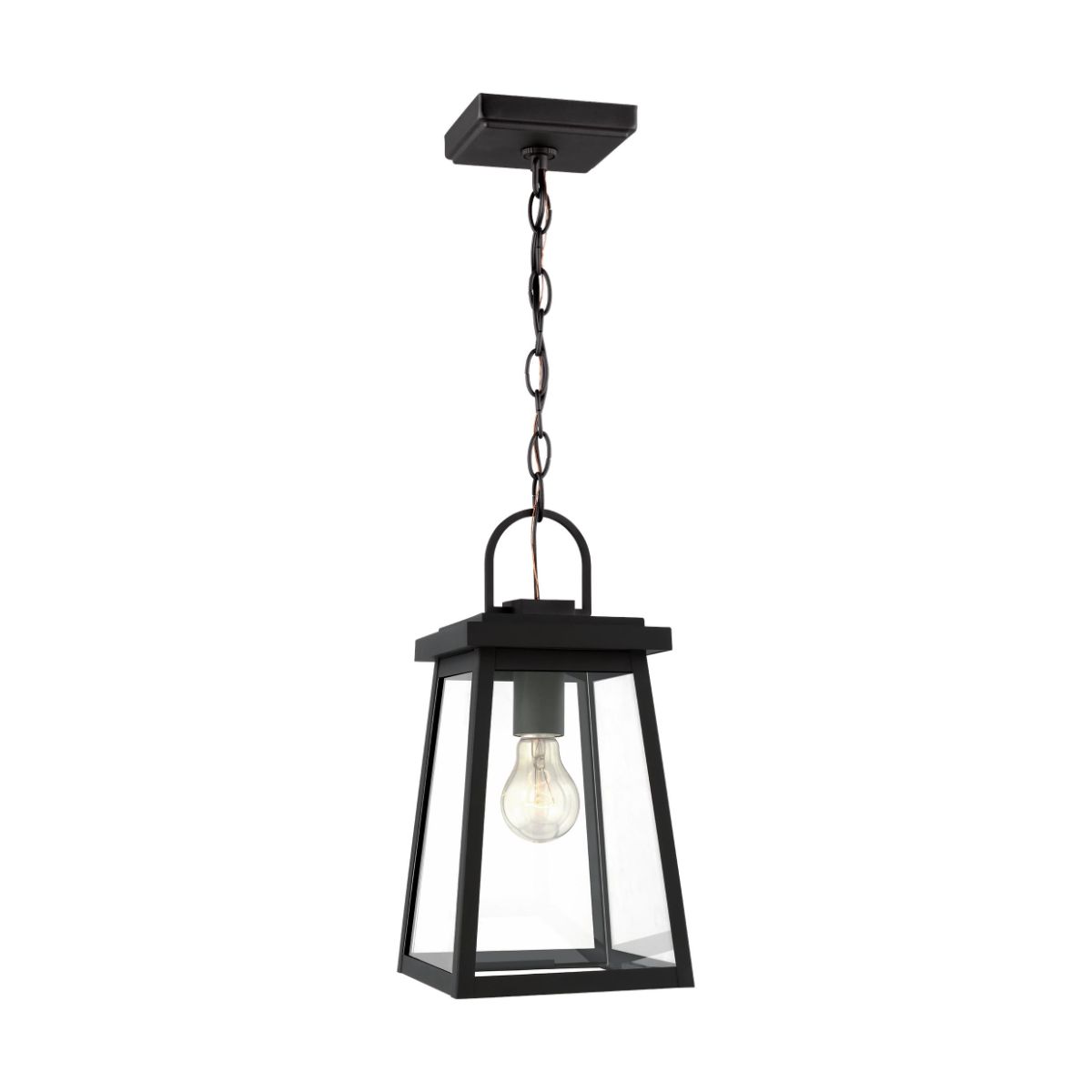 Founders Outdoor Pendant Light Black finish - Bees Lighting