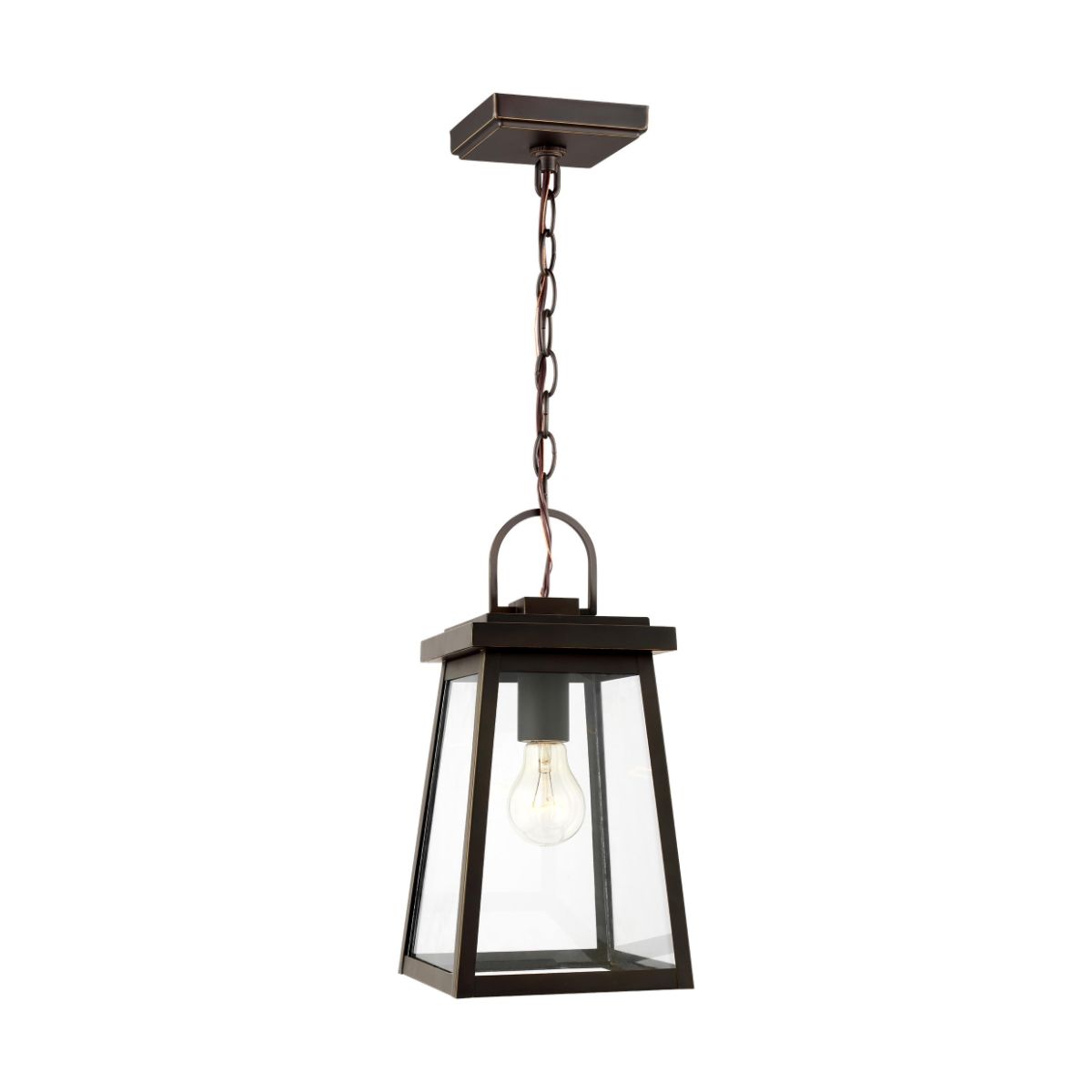 Founders Outdoor Pendant Light Antique Bronze finish - Bees Lighting