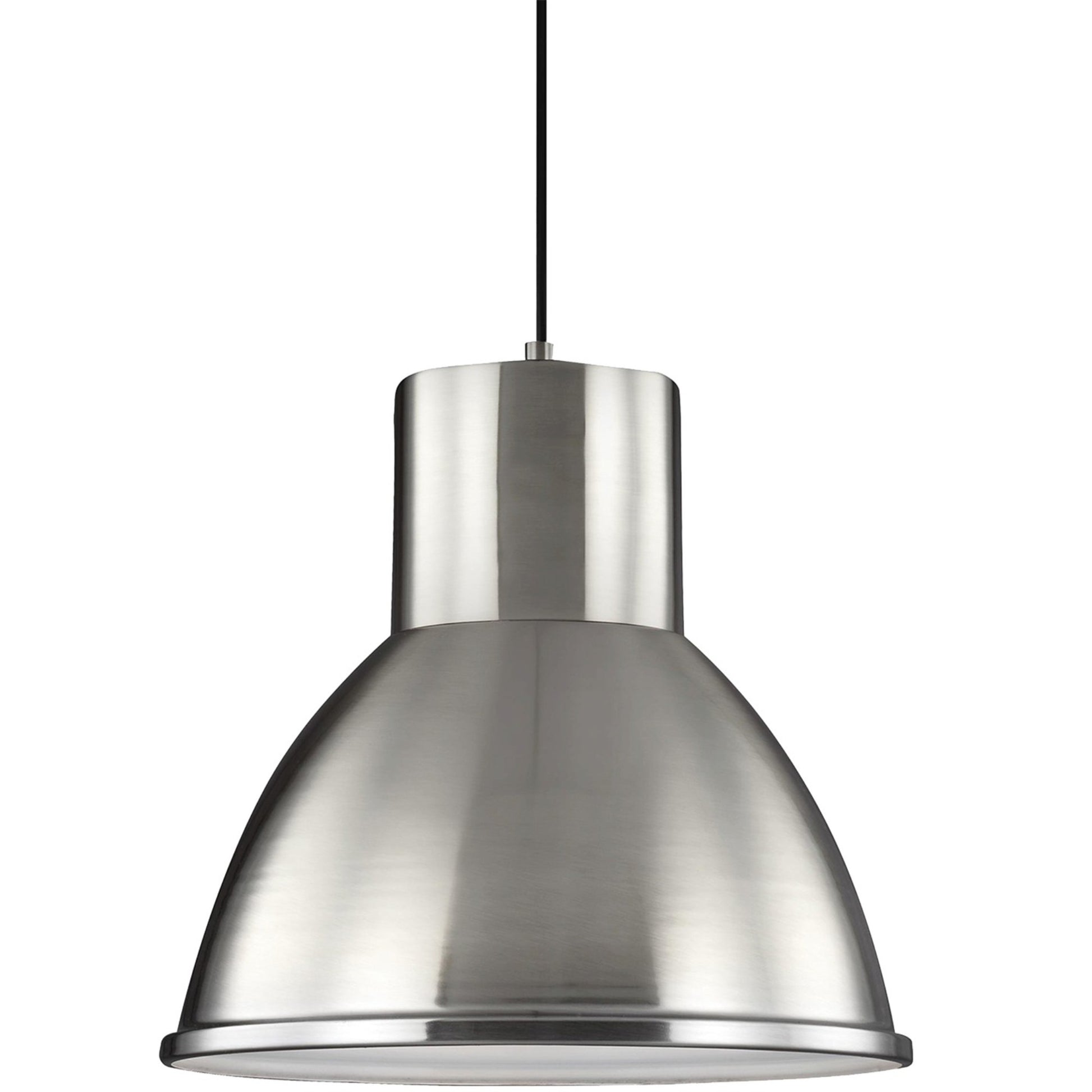 Division Street 15" Pendant, Brushed Nickel Finish - Bees Lighting