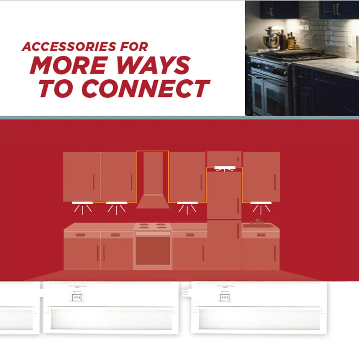 Satco|Nuvo CounterQUICK Linkable Under Cabinet Fixture - Bees Lighting