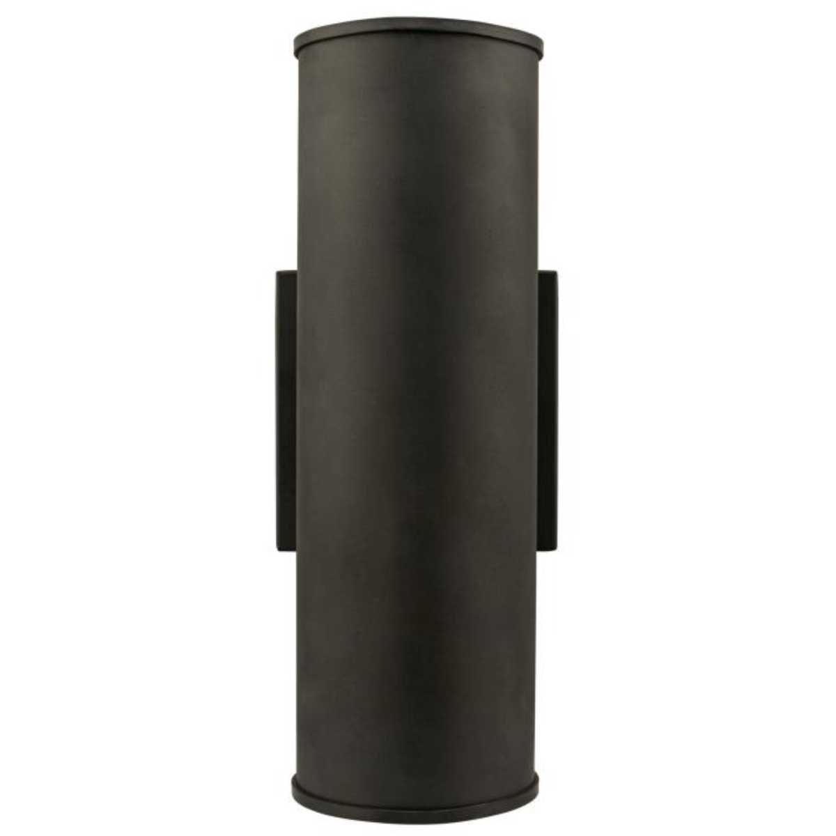 Mayslick 12 In 2 Lights LED Outdoor Cylinder Sconce Up/Down lights Dimmable 2700K Bronze Finish