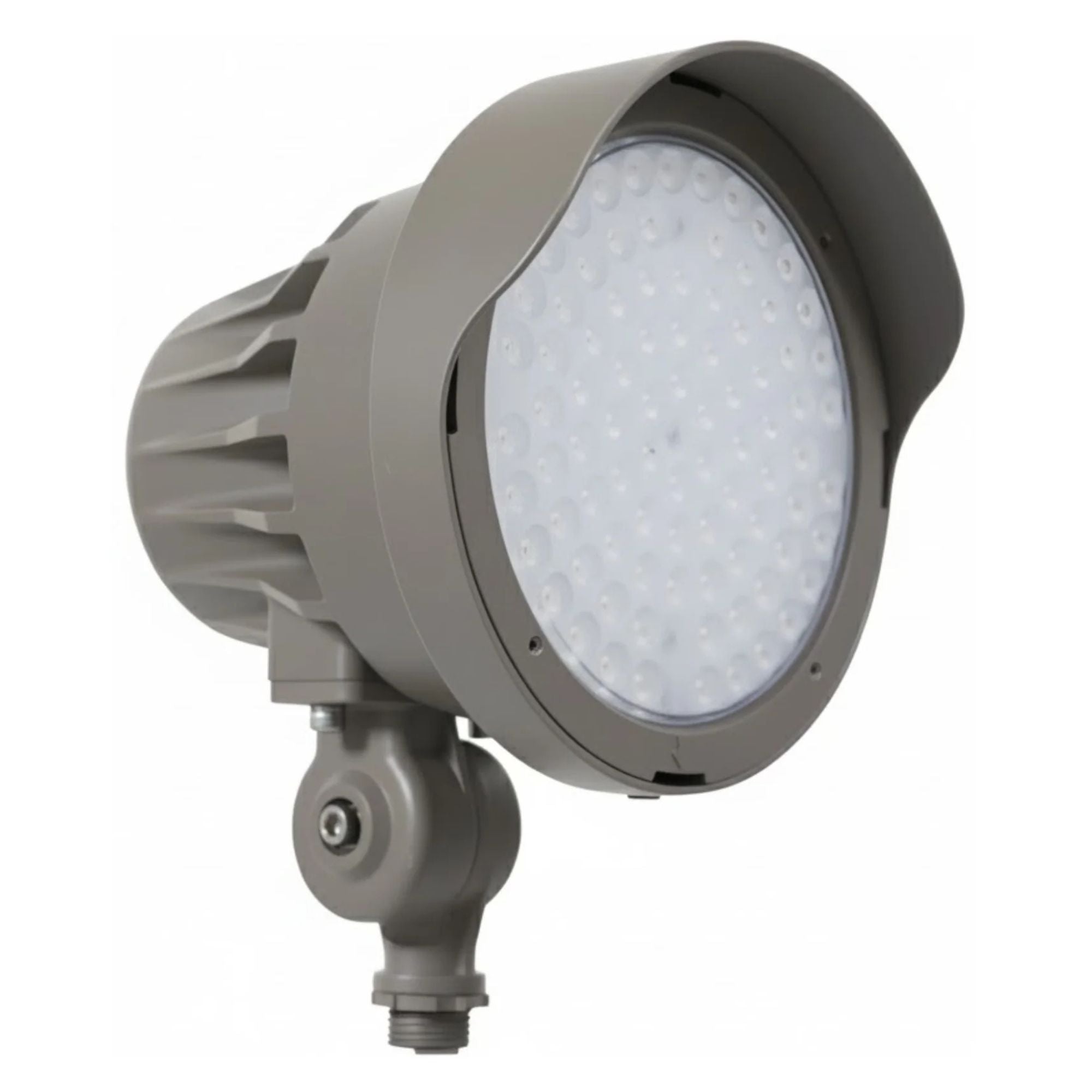 LED Bullet Spotlight, 4200Lm, 15|25|40° Flood Optics, 30K|40K|50K, 120-347V, Gray