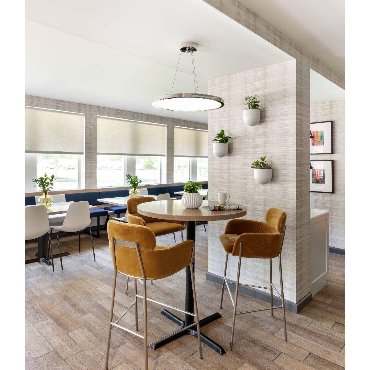 Eastport 24 in. LED Pendant Light Polished Nickel finish - Bees Lighting
