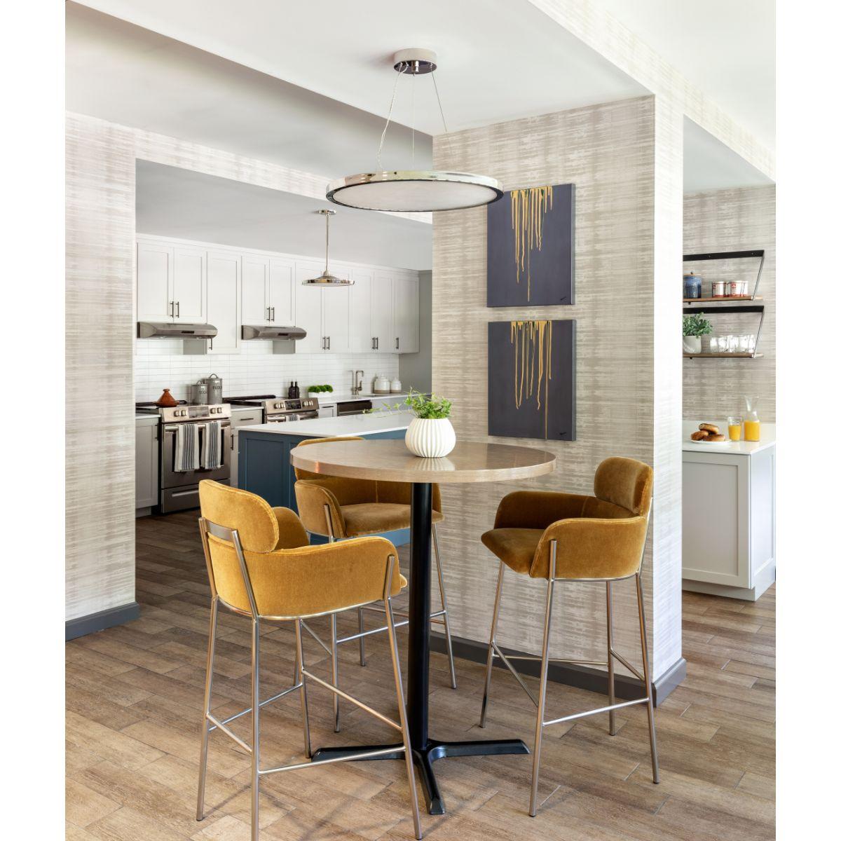 Eastport 24 in. LED Pendant Light Polished Nickel finish - Bees Lighting