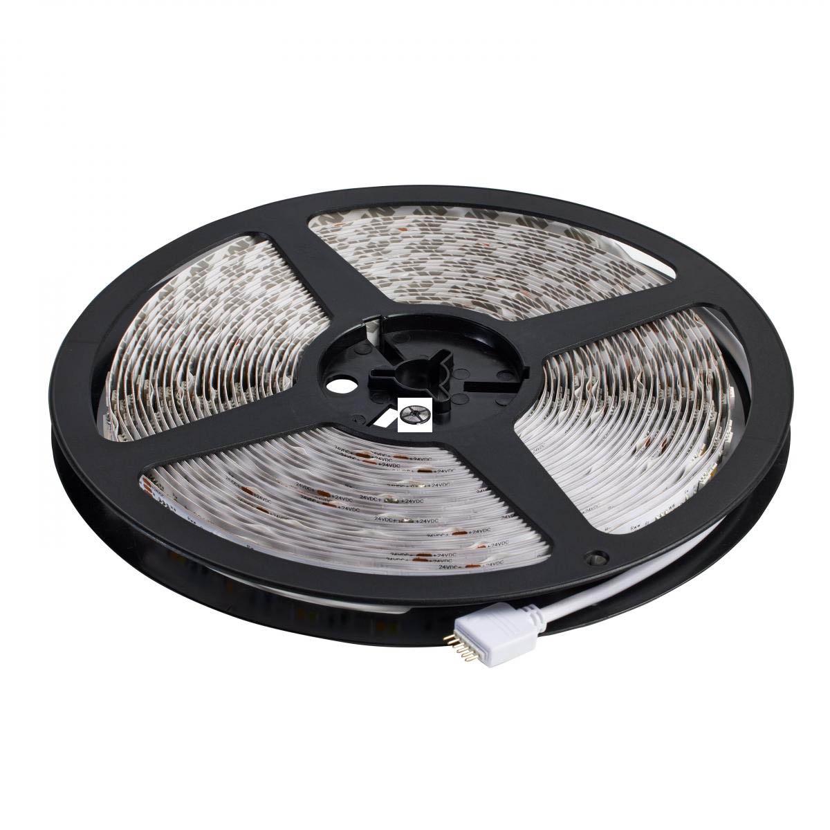 Dimension Plus LED Smart Tape Light Kit, 16Ft Reel, RGB + Tunable White, 24V, Plug Connection - Bees Lighting
