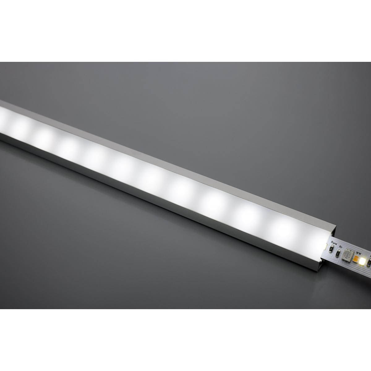 40in. Dimension 45° Angled Aluminum Tape Channel - Bees Lighting