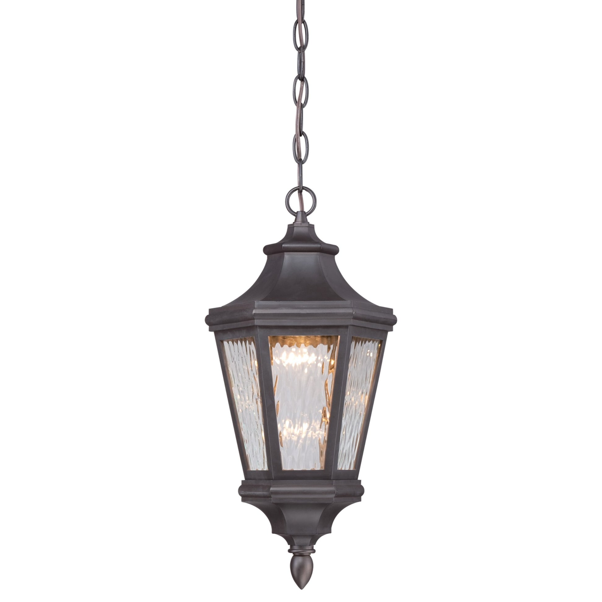 Hanford Pointe 19" LED Outdoor Chain Hung, Oil Rubbed Bronze Finish - Bees Lighting