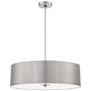 Grid 24" 4-Light Pendant, Brushed Nickel Finish - Bees Lighting