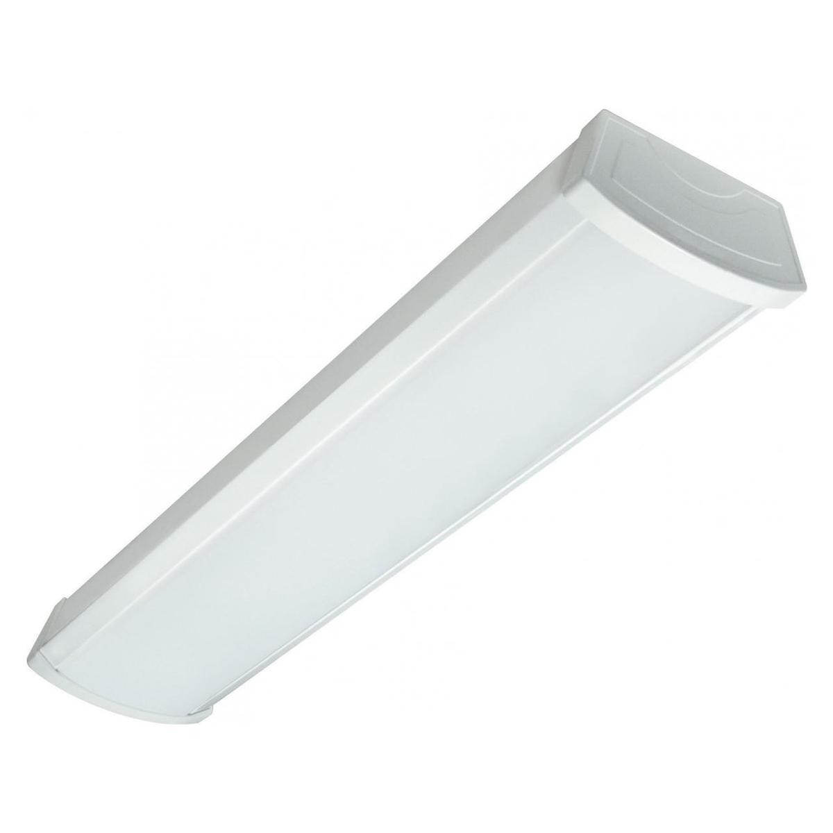 2ft LED Wraparound Light 1,600 Lumens 3000K Slim Design White Finish, Ceilling Wrap