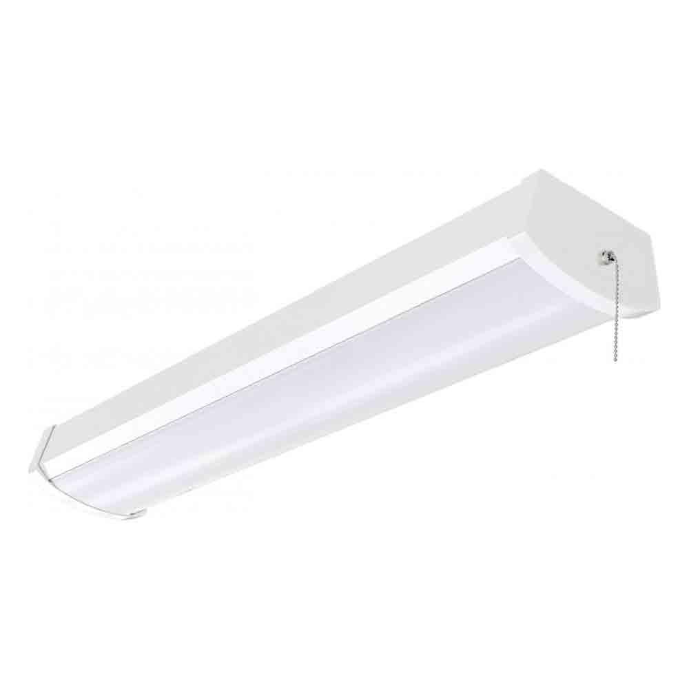 Nuvo Lighting (Satco) 2 Foot LED Ceiling Wrap Fixture with Pull Chain