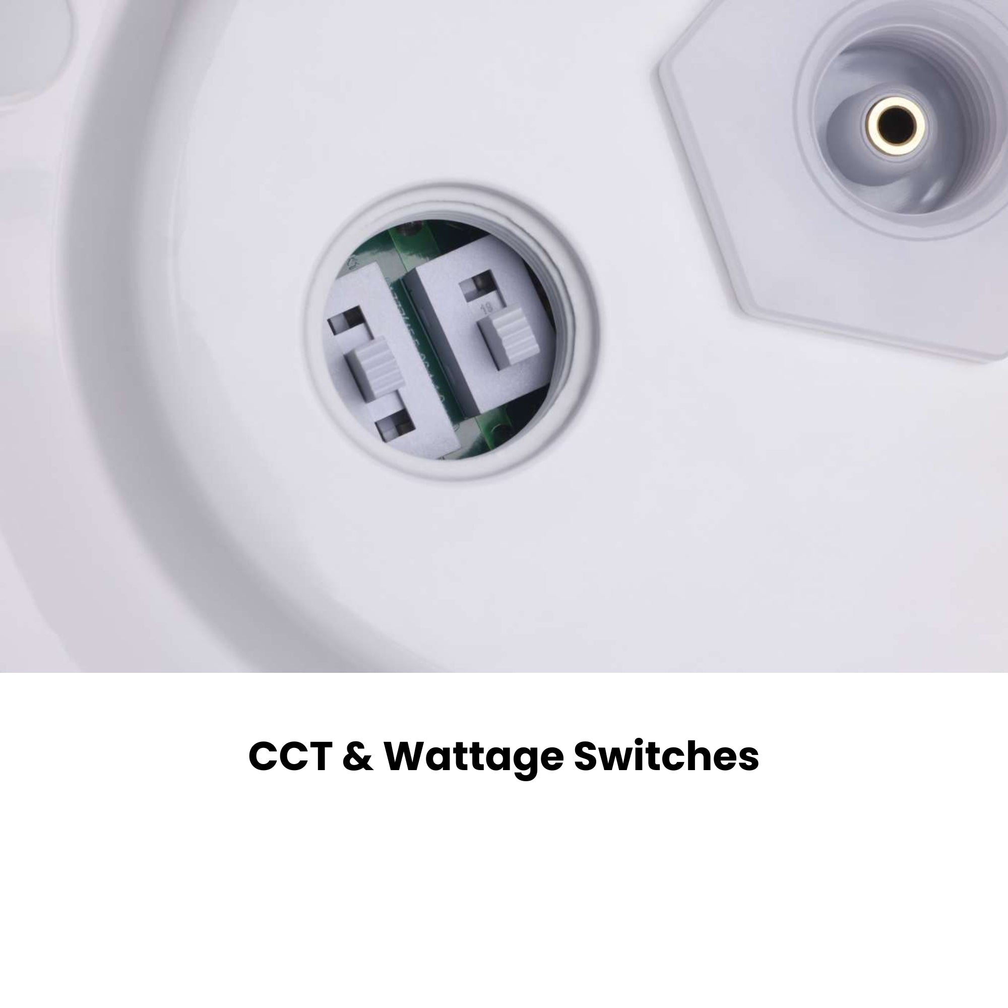 Satco|Nuvo Washdown Round High Bay 30000lm 200W/150W/100W Selectable CCT 277-480V White