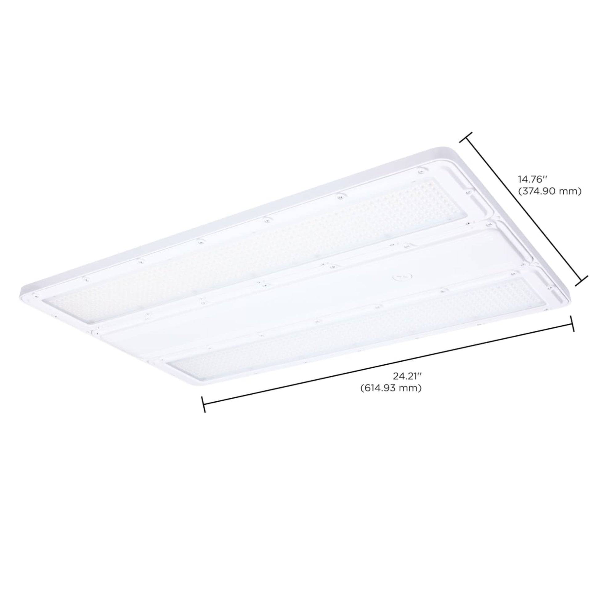 Satco|Nuvo 2 ft Washdown Linear High Bay 51000lm 320W/295W/255W Selectable CCT 120-347V Suspended White