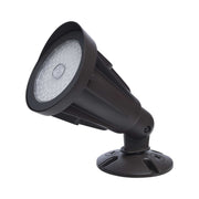 Satco|Nuvo High Performance LED Flood Light, 15-25W Selectable, 3000K/4000K/5000K, 3000lm, 120-347V, IP65, Photocell, Bronze/Black