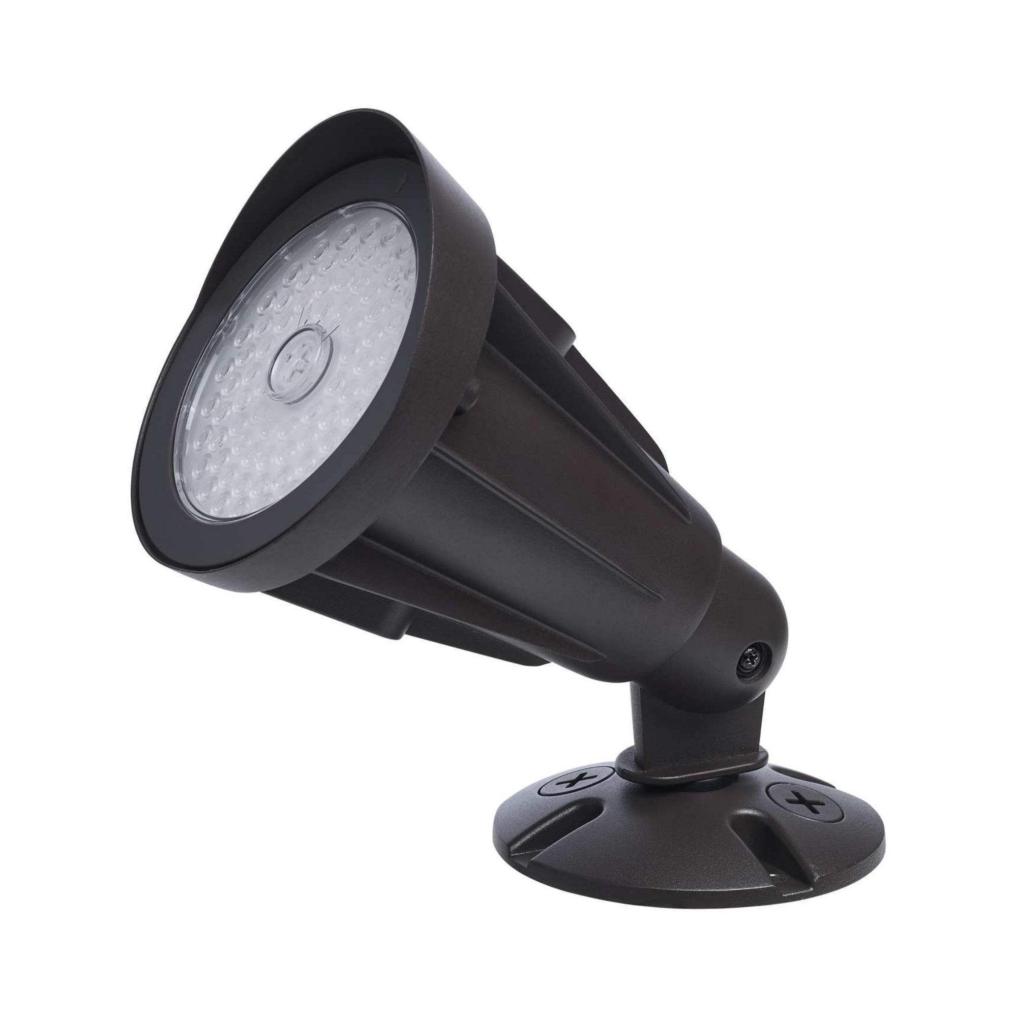Satco|Nuvo High Performance LED Flood Light, 15-25W Selectable, 3000K/4000K/5000K, 3000lm, 120-347V, IP65, Photocell, Bronze/Black