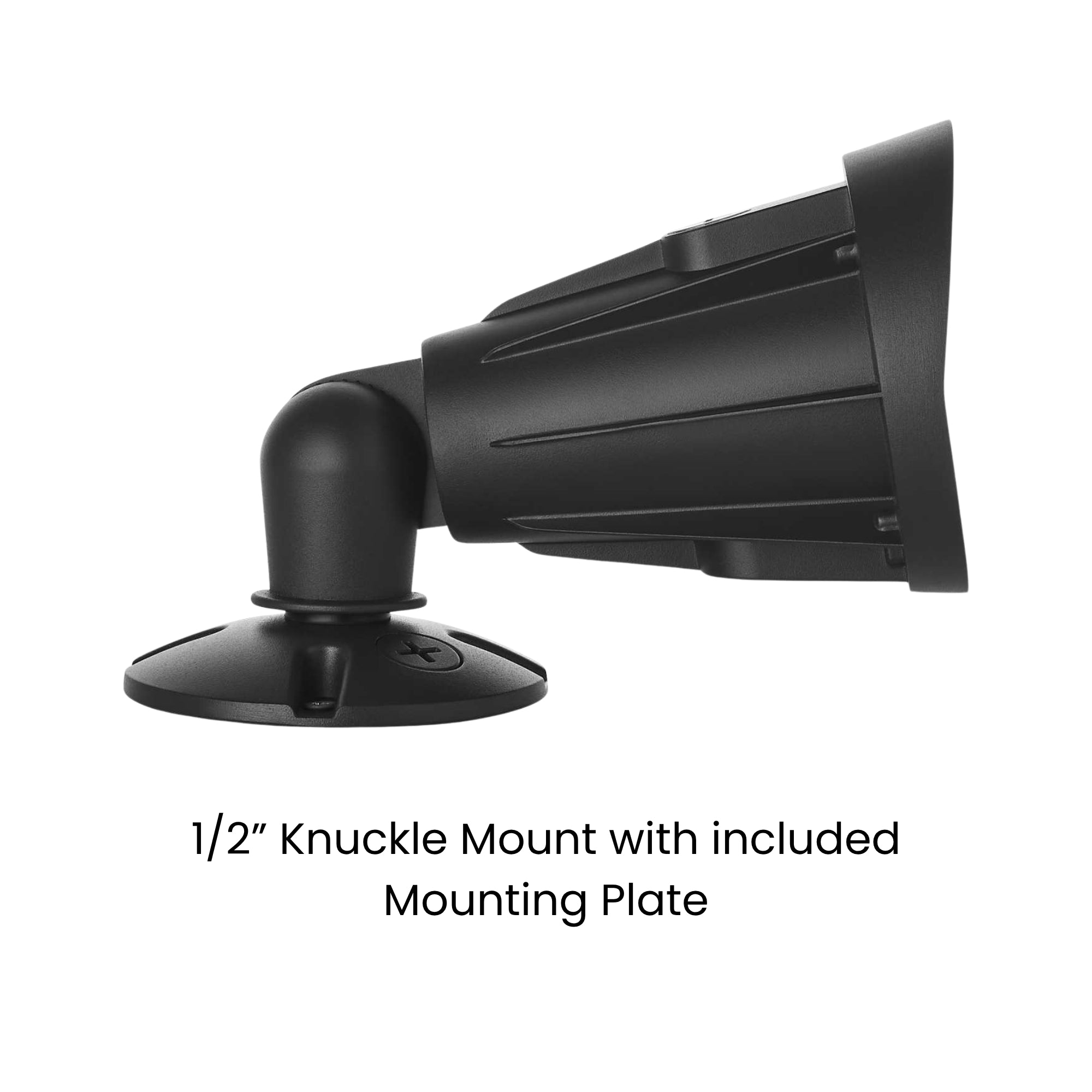 Satco|Nuvo 65-1251 High Performance LED Flood Light, 3000 Lumens, Selectable 25W/20W/15W, Selectable CCT, 120-347V, Knuckle Mount, Selectable Beam, Black