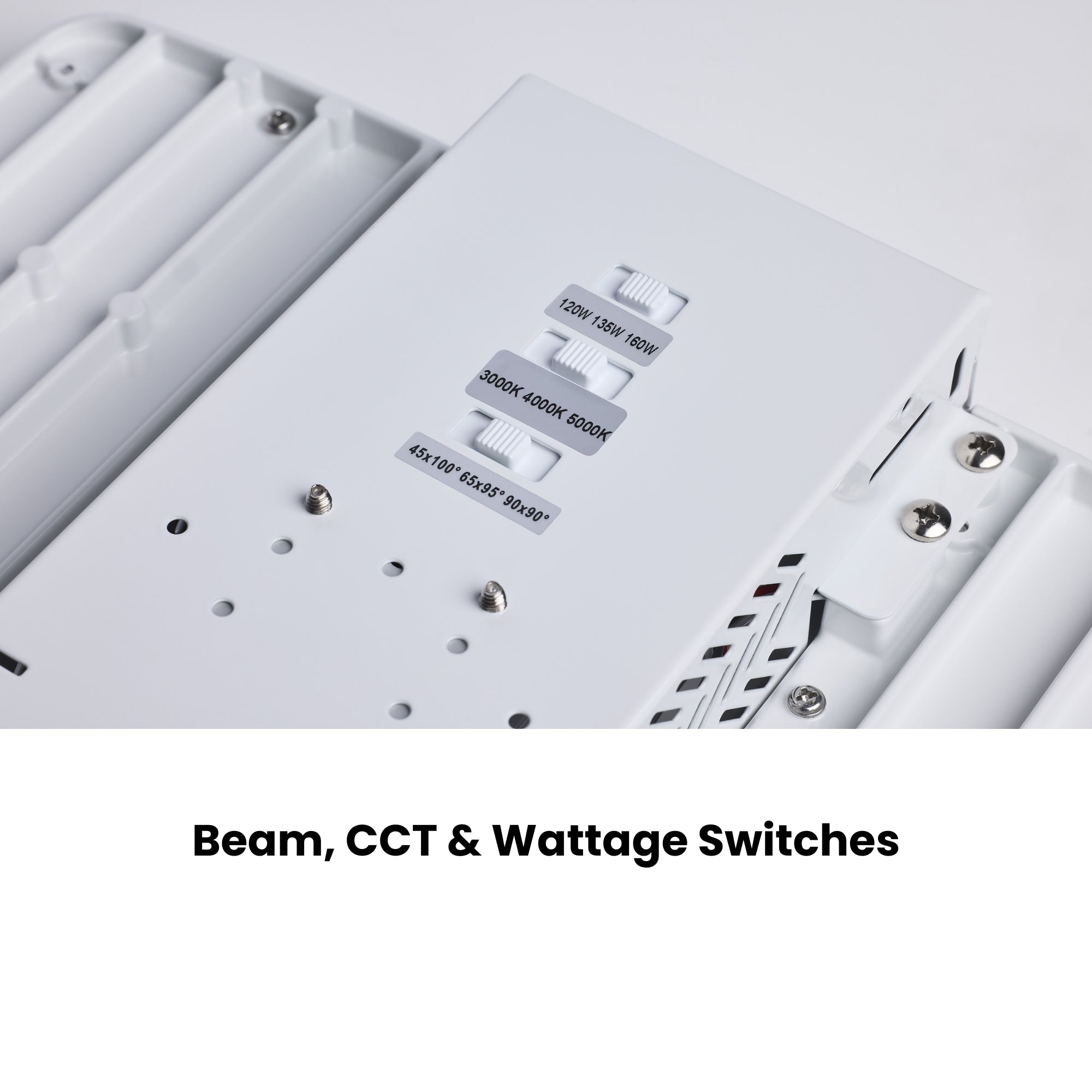 Satco|Nuvo Beam Selectable LED Linear High Bay 24200lm 160W/135W/120W Selectable CCT 120-347V Suspended White